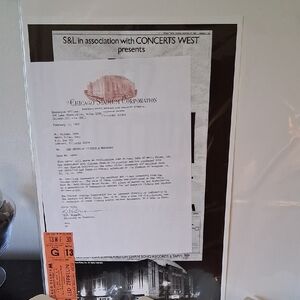 LED ZEPPELIN CANCELED CONCERT 1980 TICKET